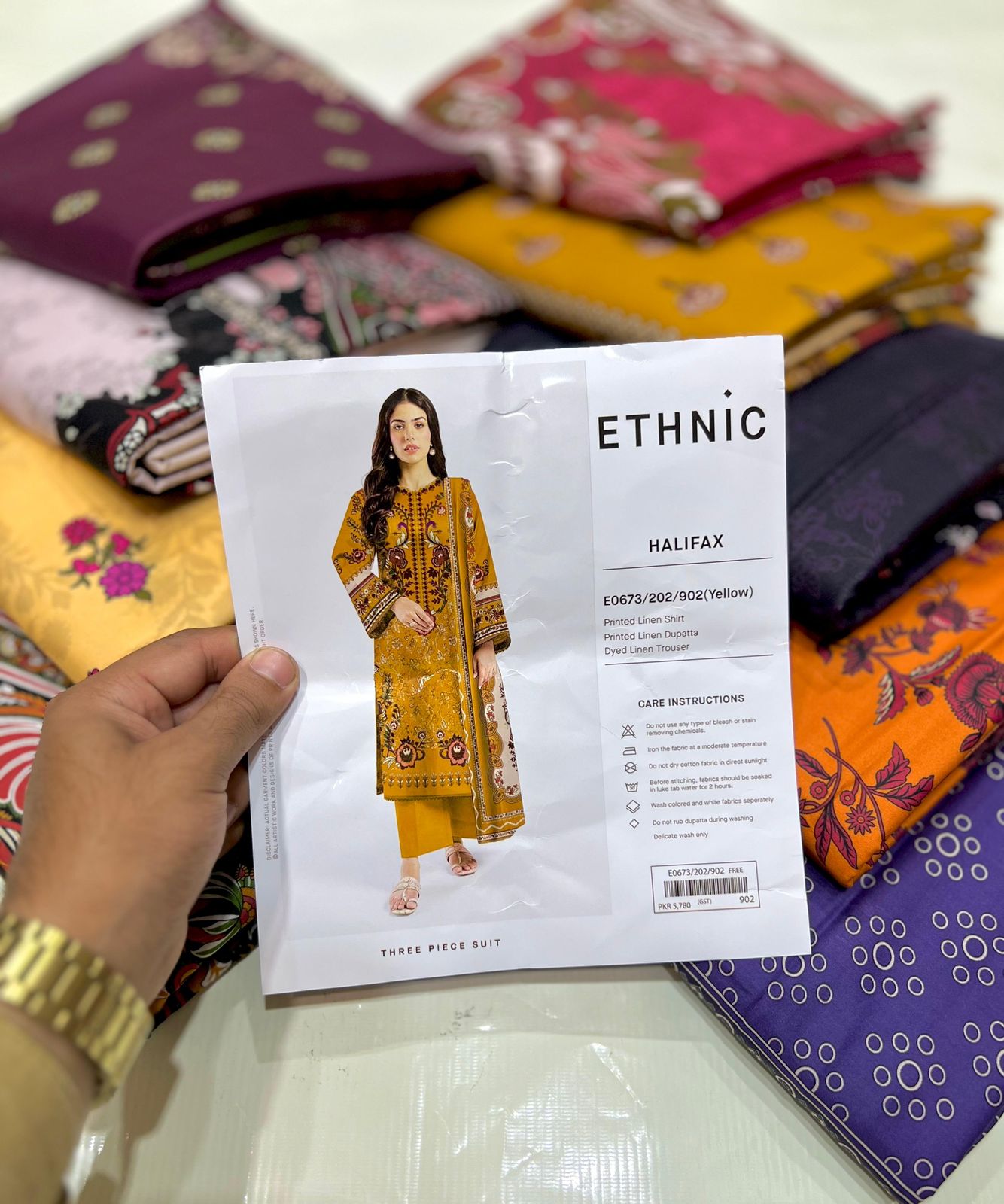 ETHNIC Linen 3pc
