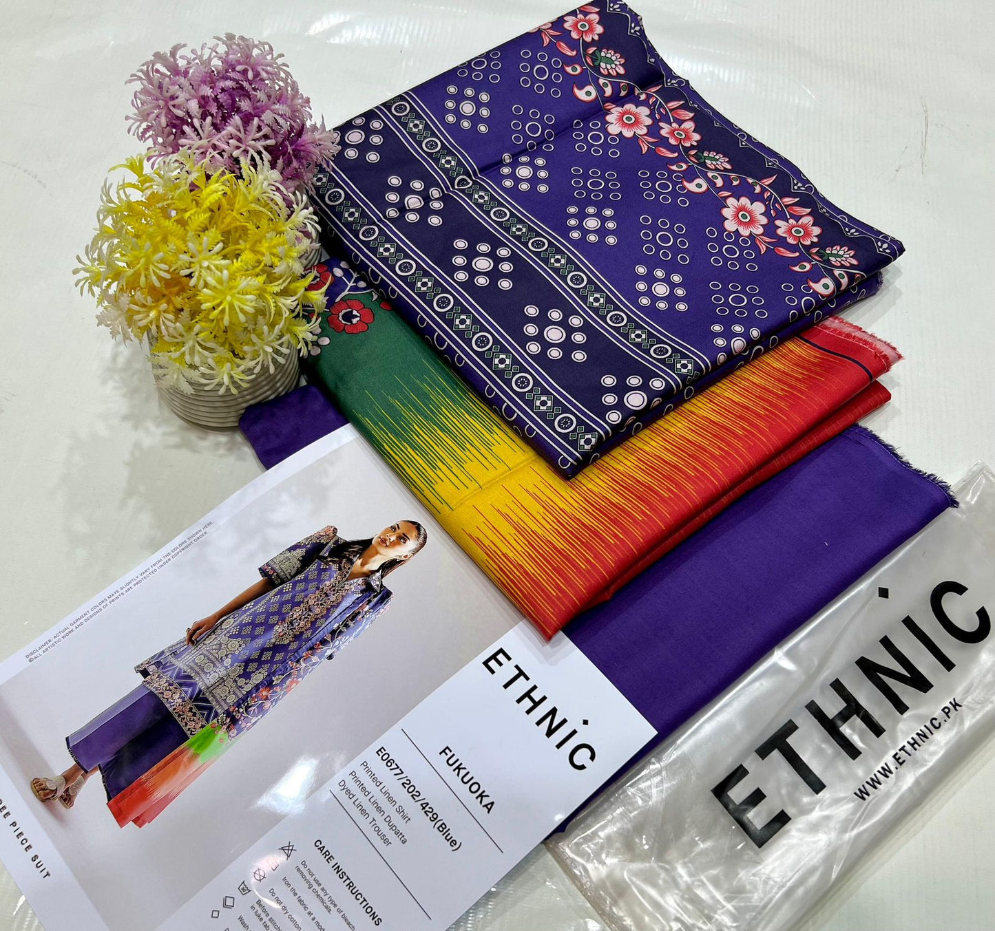 ETHNIC Linen 3pc