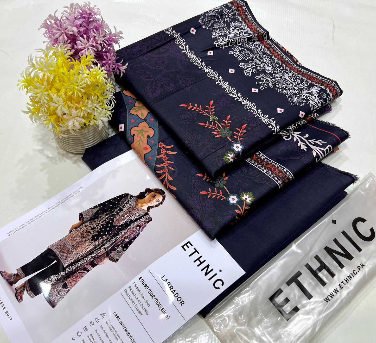 ETHNIC Linen 3pc