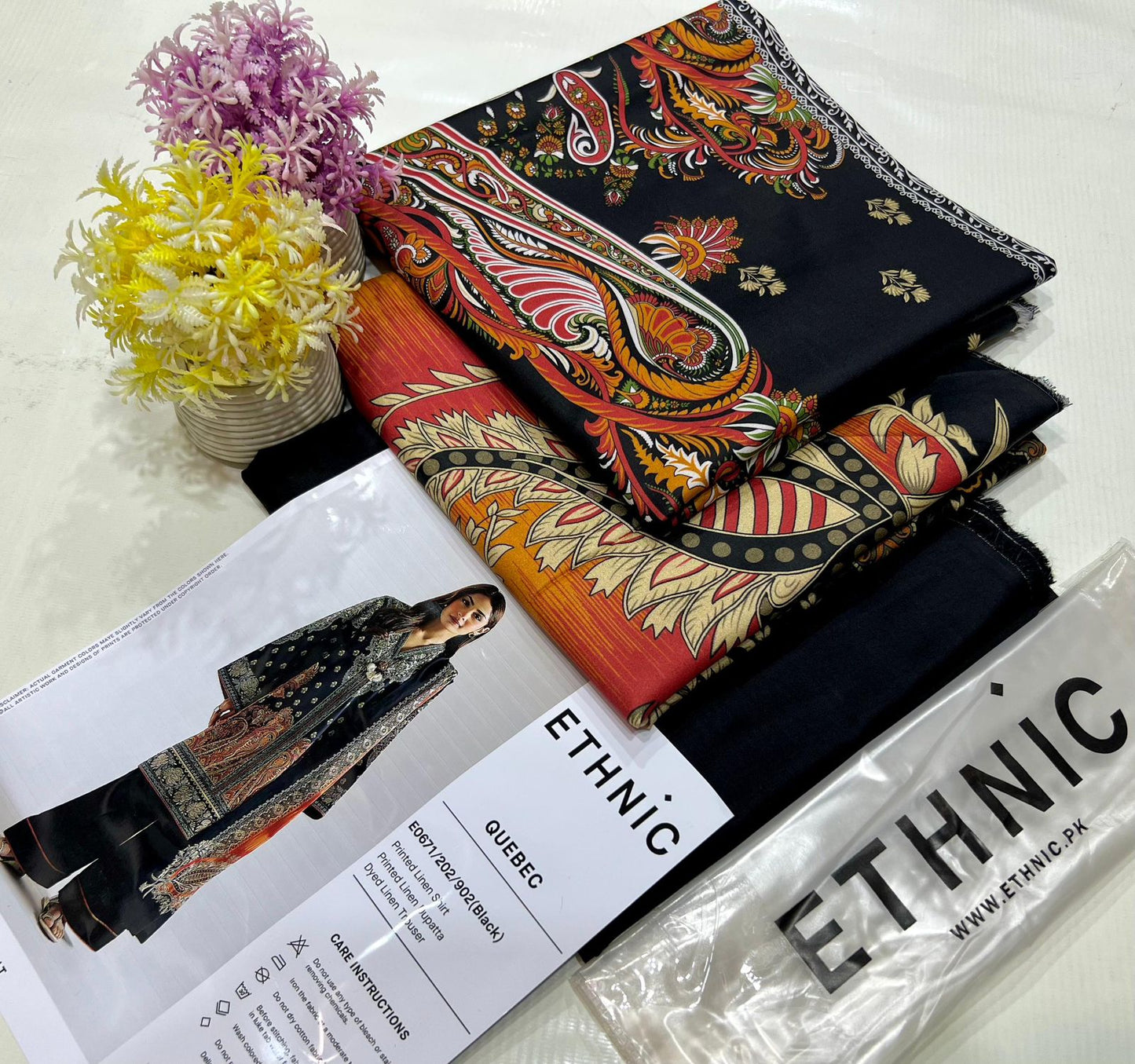 ETHNIC Linen 3pc