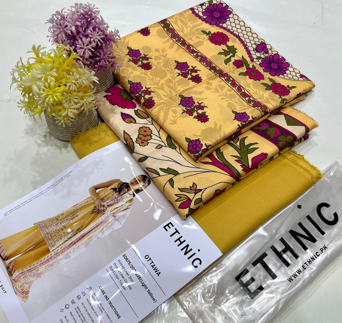 ETHNIC Linen 3pc