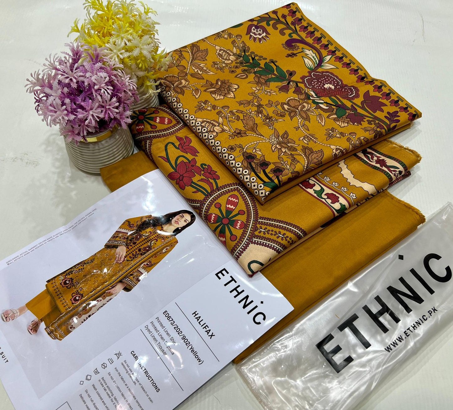 ETHNIC Linen 3pc