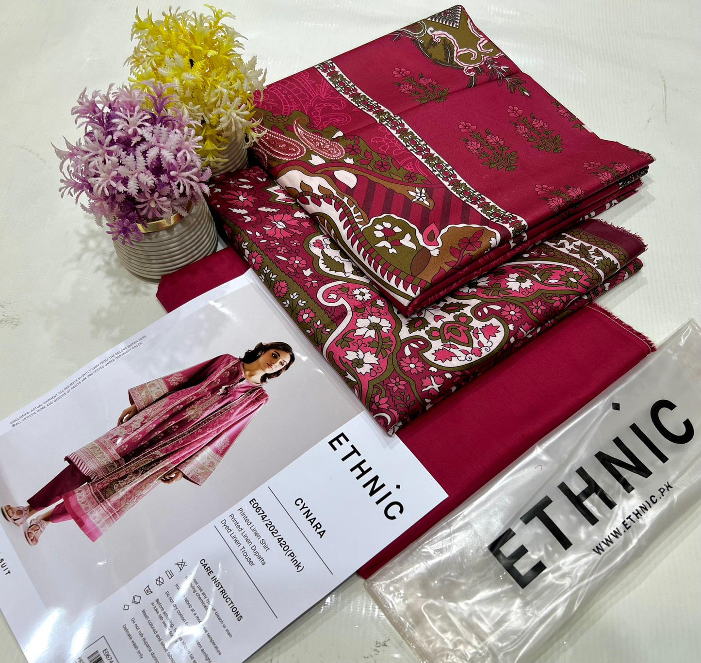 ETHNIC Linen 3pc