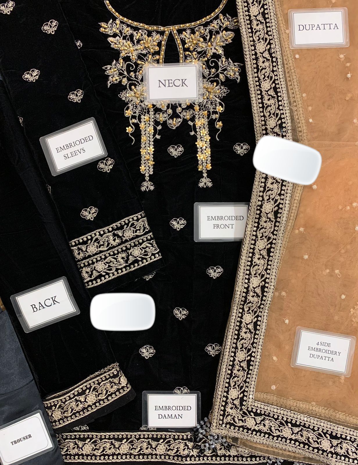 JAZMIN Most Demanding velvet Embroidery