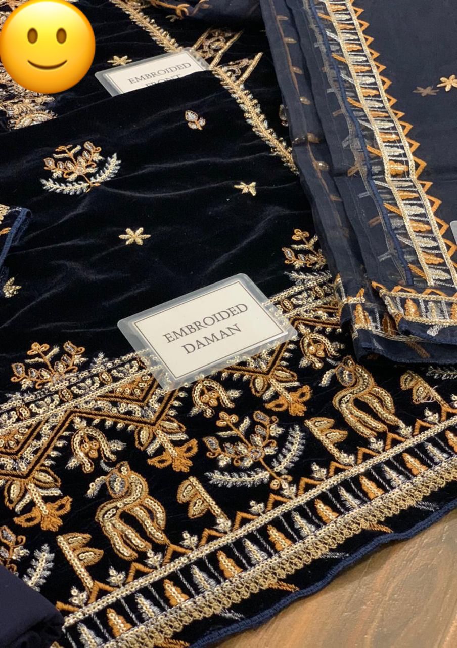 Asim Jofa Most demanding velvet MAKHMAL COLLECTION