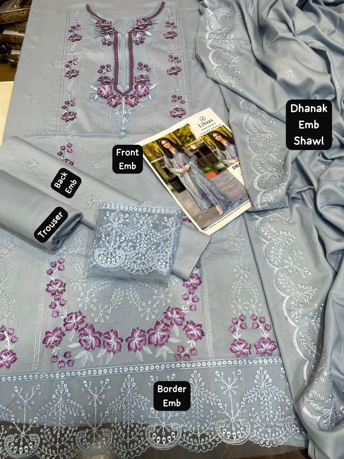 Libaas Brand Luxury Embroidered Article