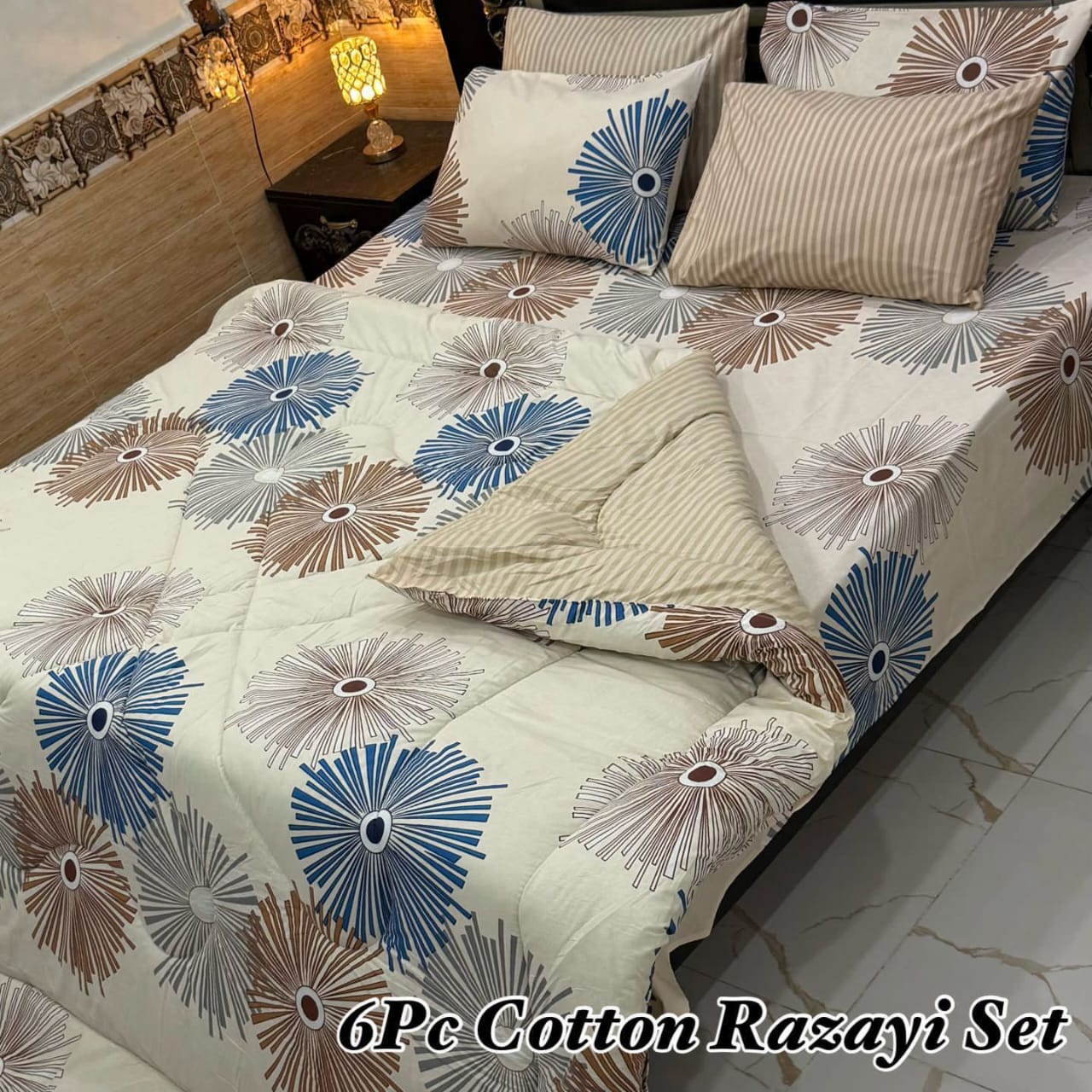 6PC Cotton Vicky Razayi Set🔥