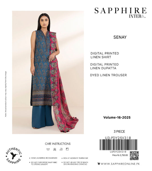 Sapphire linan print 3p