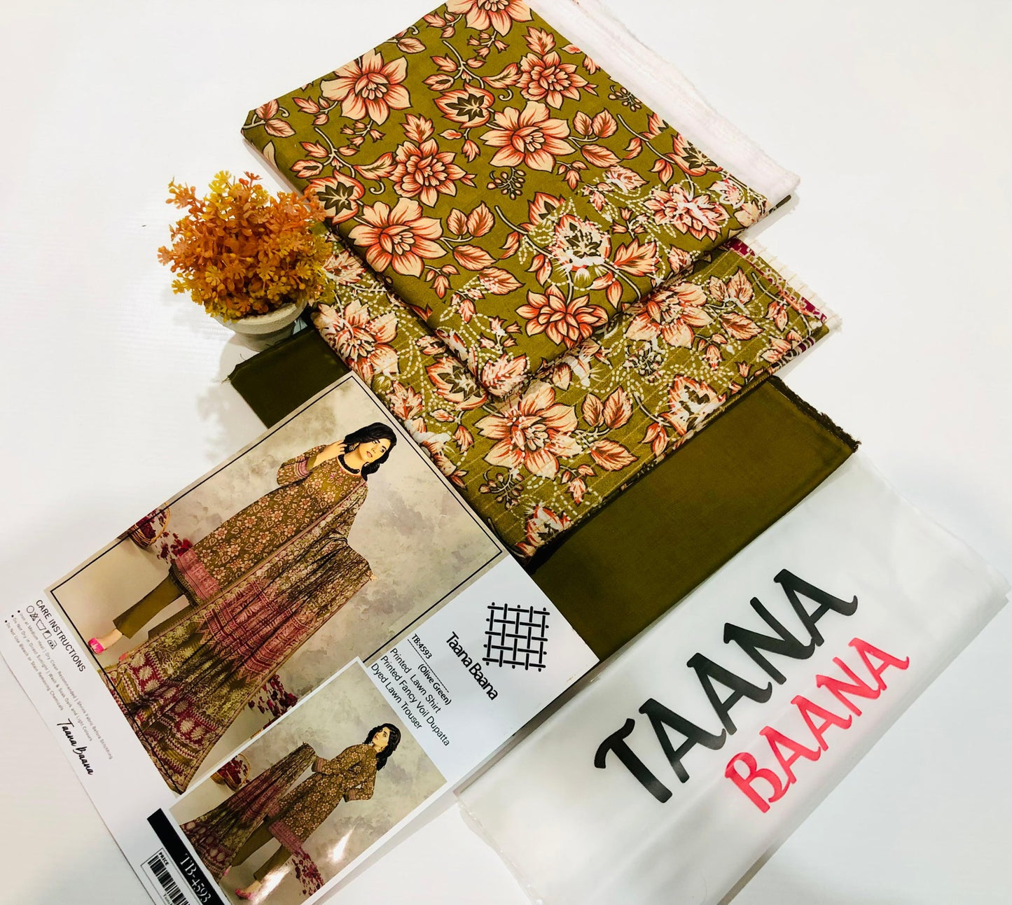 Taana baana lawn print 3p