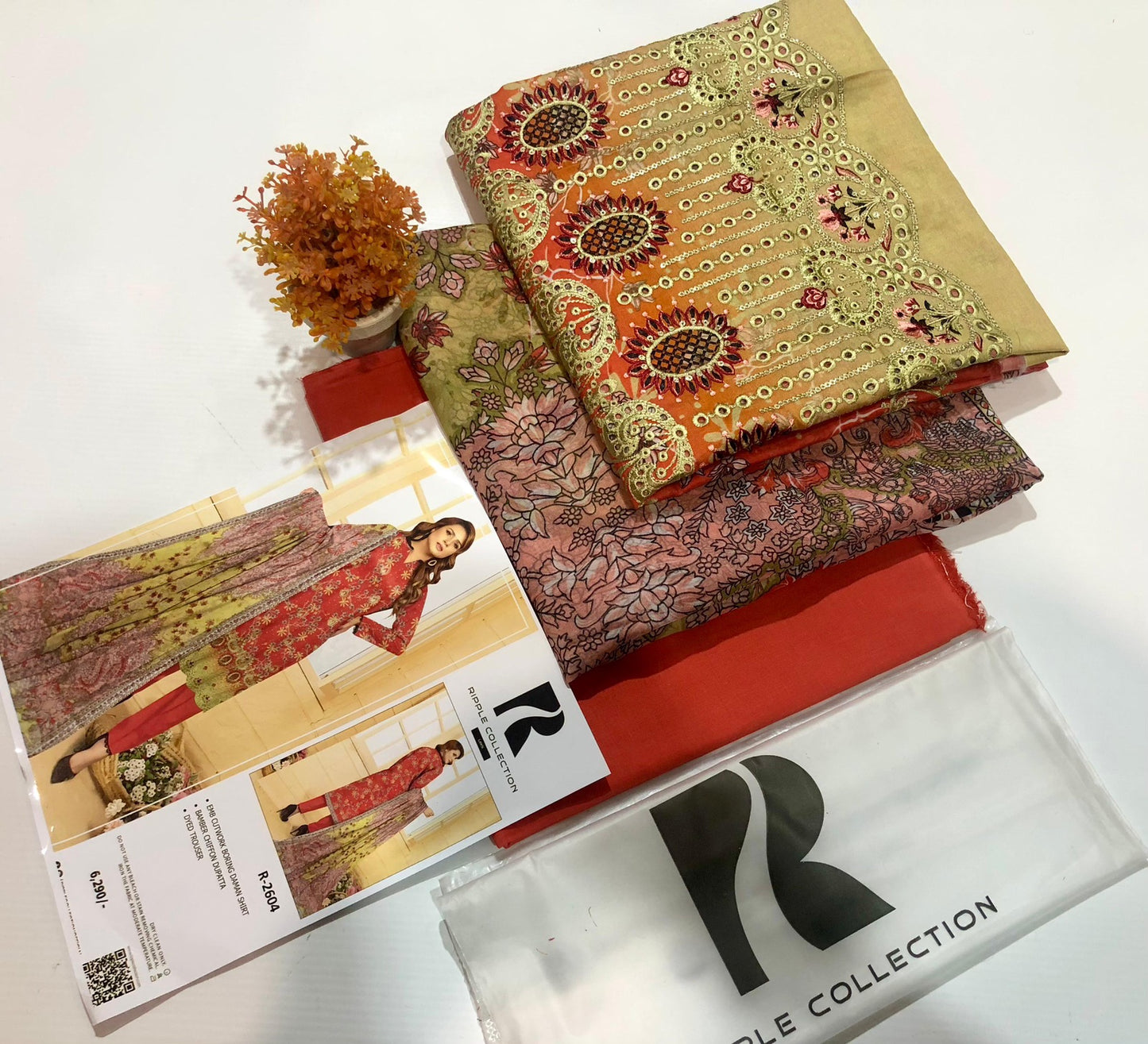 Ripple collection embroidery lawn 3p