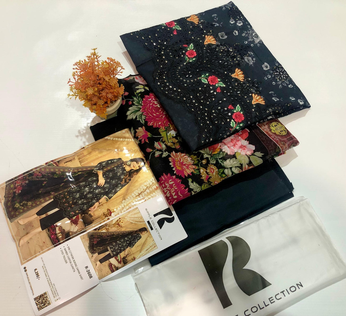 Ripple collection embroidery lawn 3p