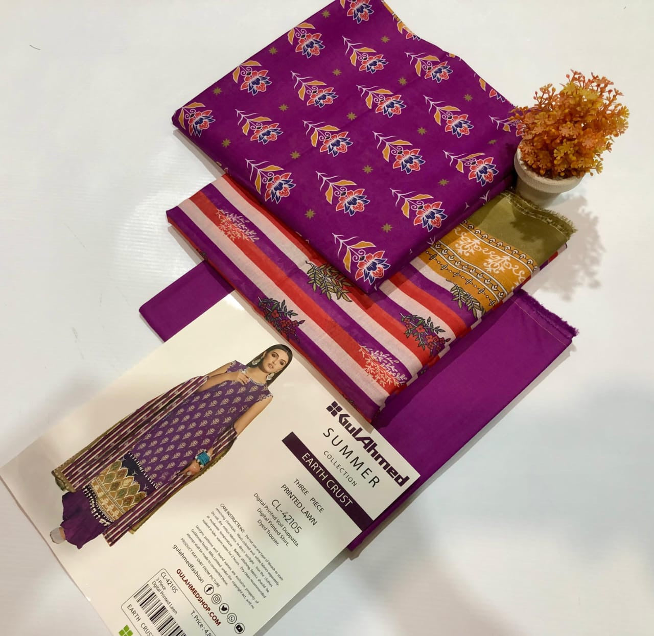 Gull Ahmed lawn print 3p