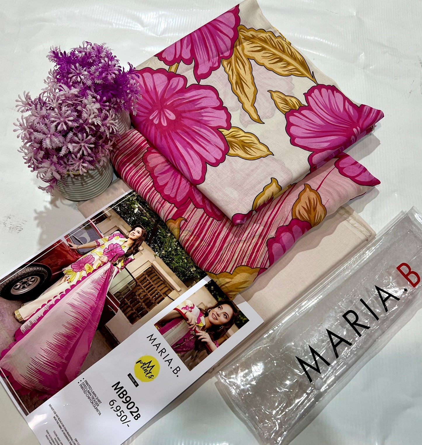 Maria B M prints lawn 3p