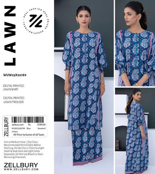Zellbury lawn print 2p