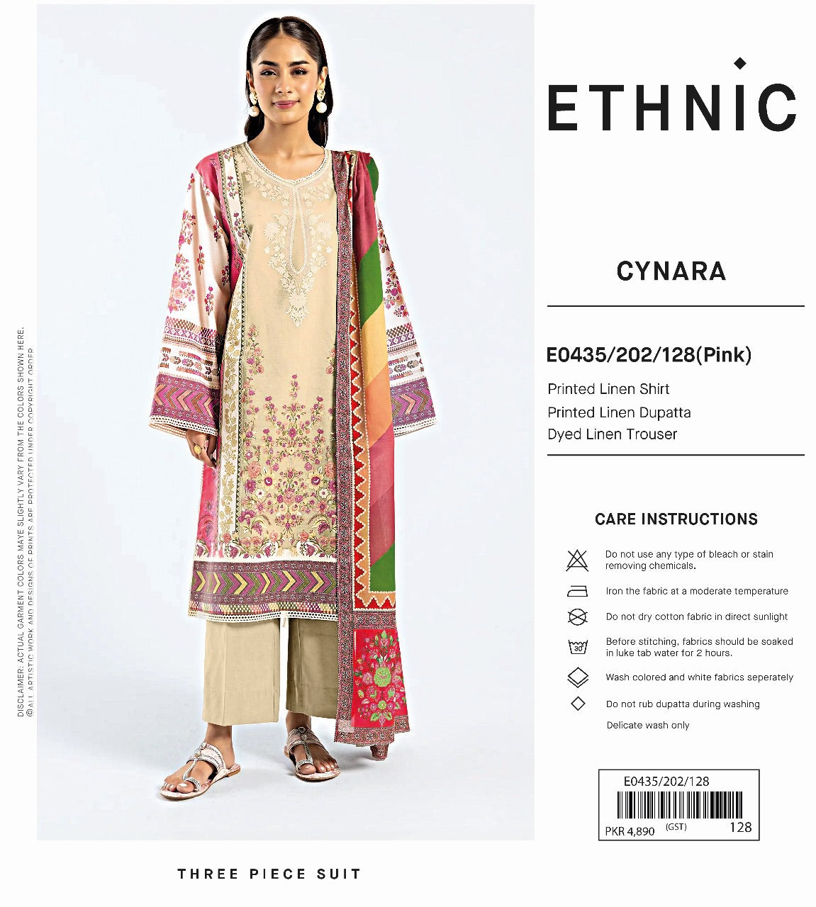 Ethnic linan print 3p