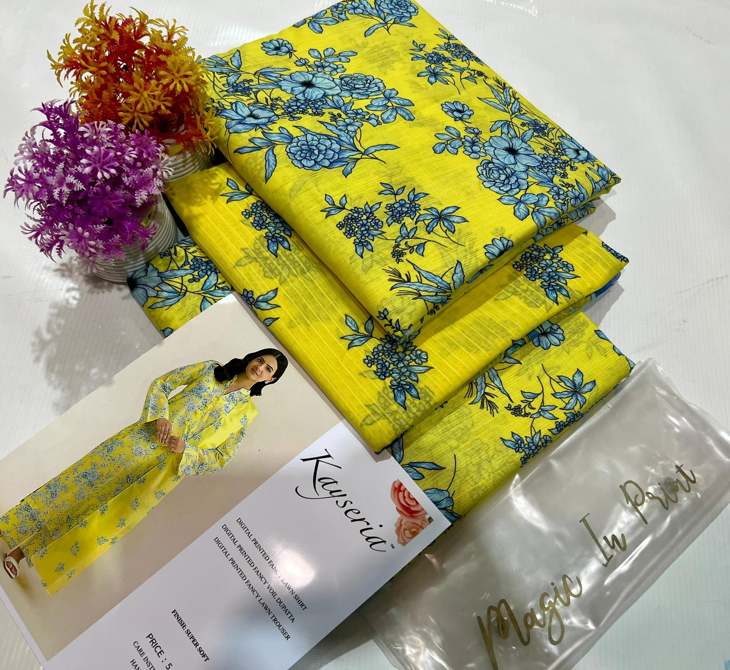 Kayseria lawn print 3p