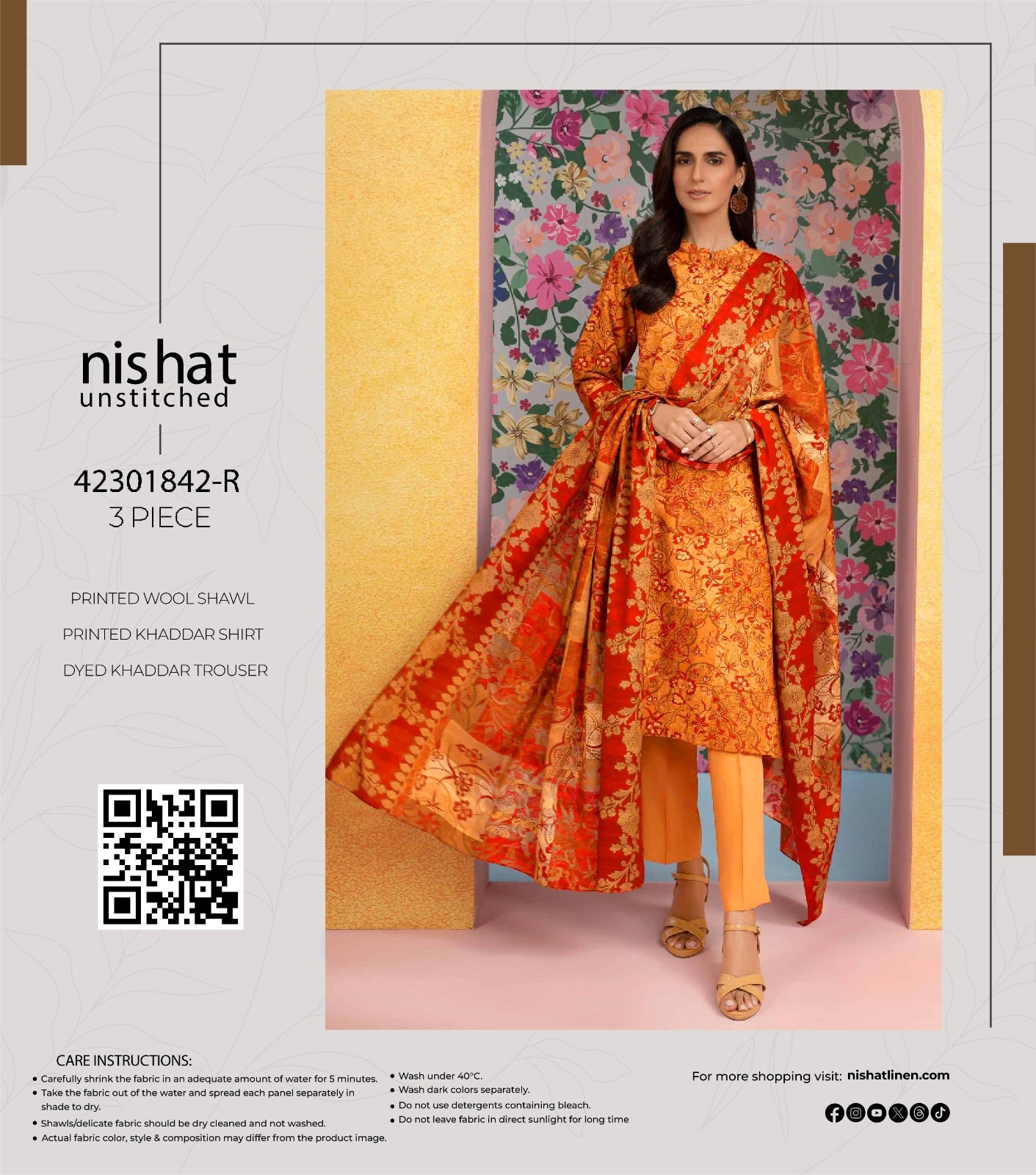Nishaat Khadr print 3p