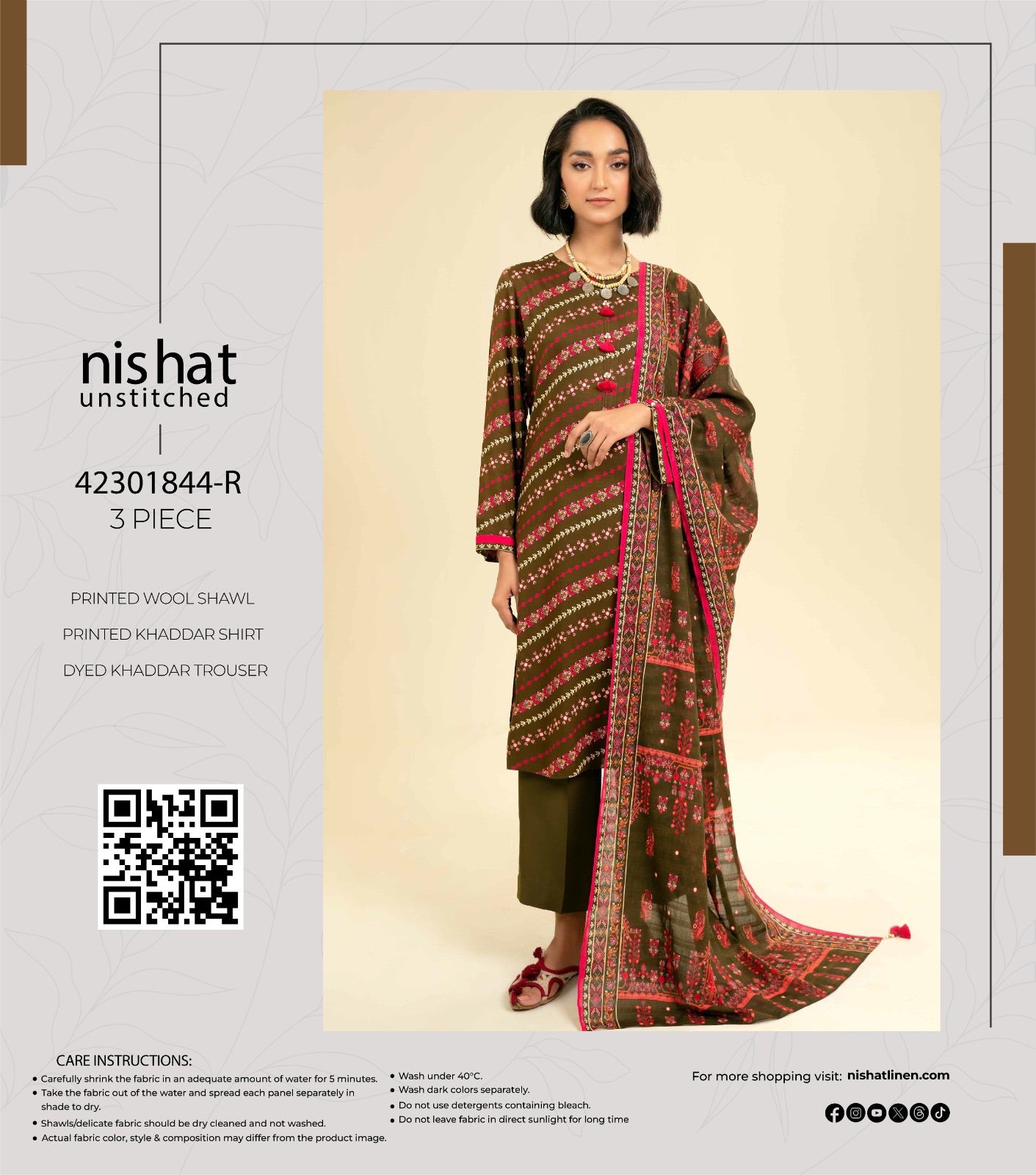 Nishaat Khadr print 3p