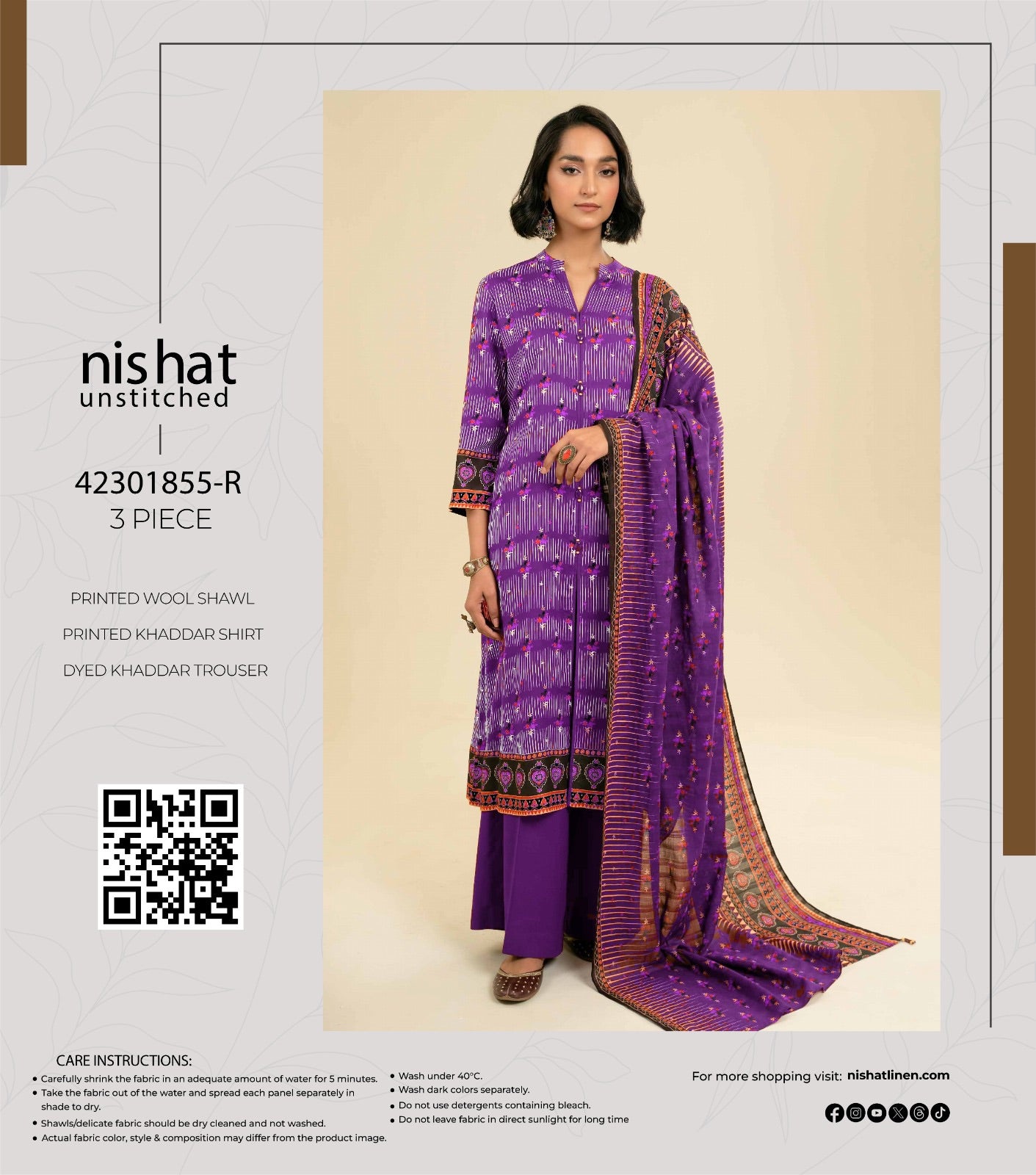 Nishaat Khadr print 3p