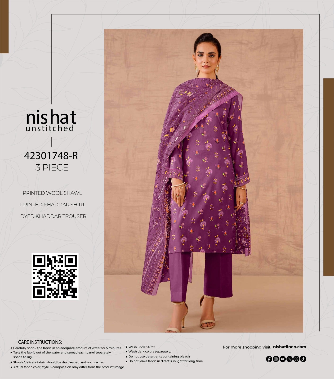 Nishaat Khadr print 3p