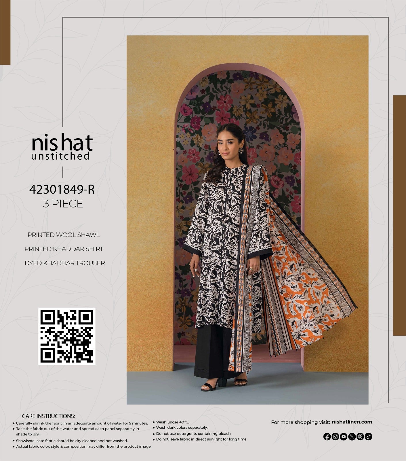 Nishaat Khadr print 3p