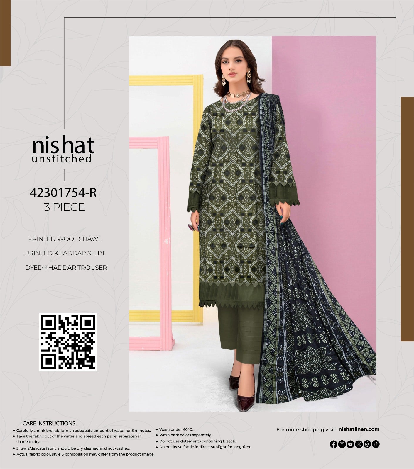 Nishaat Khadr print 3p