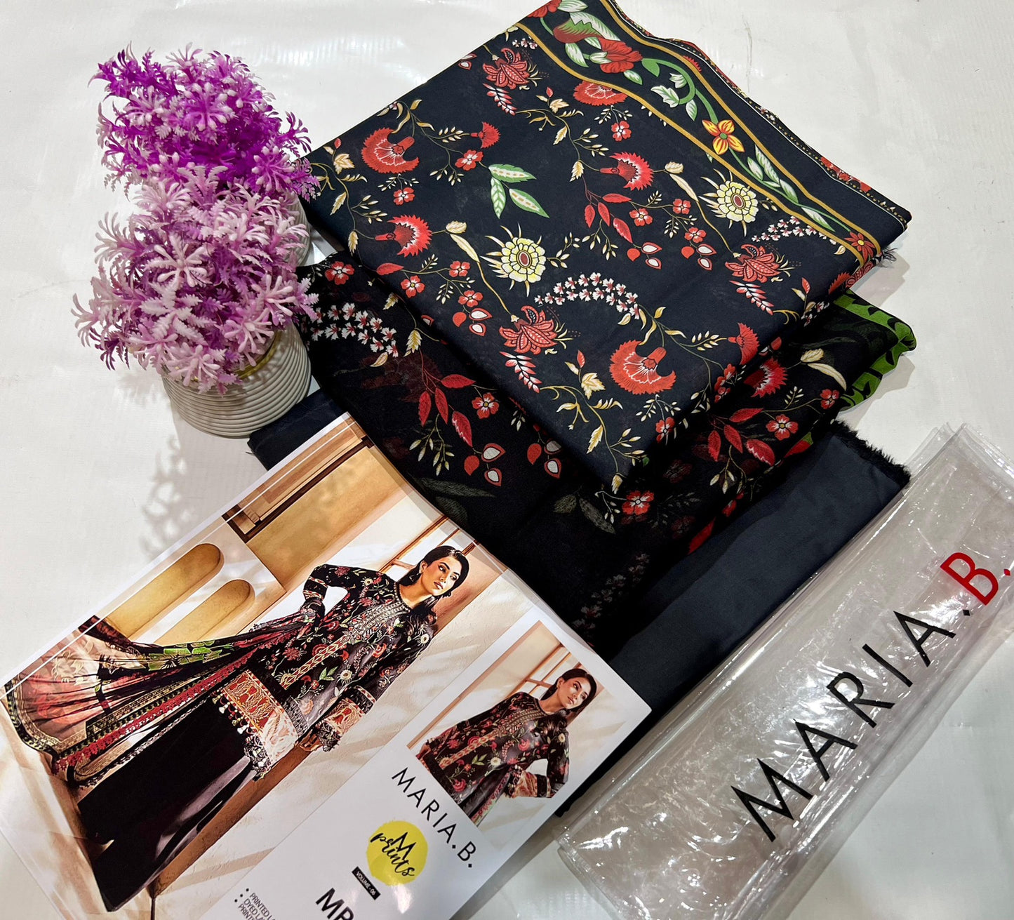 Maria B M prints lawn 3p