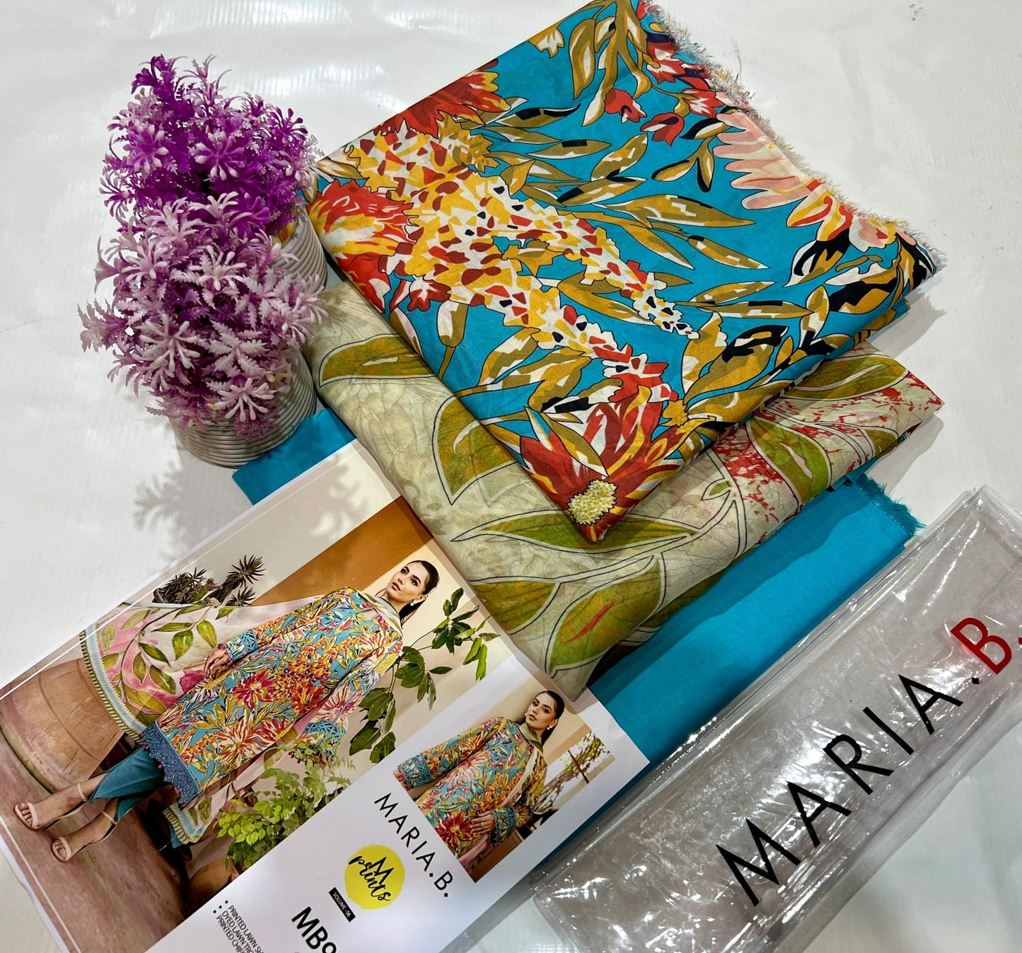 Maria B M prints lawn 3p