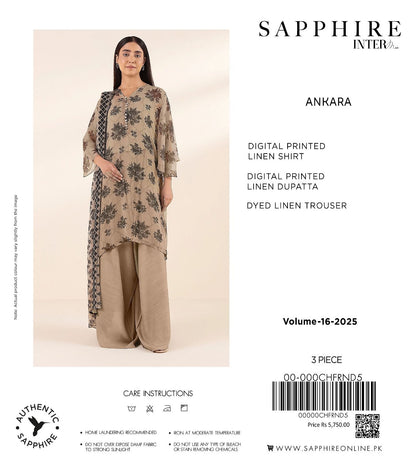 Sapphire linan print 3p