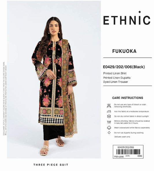 Ethnic linan print 3p