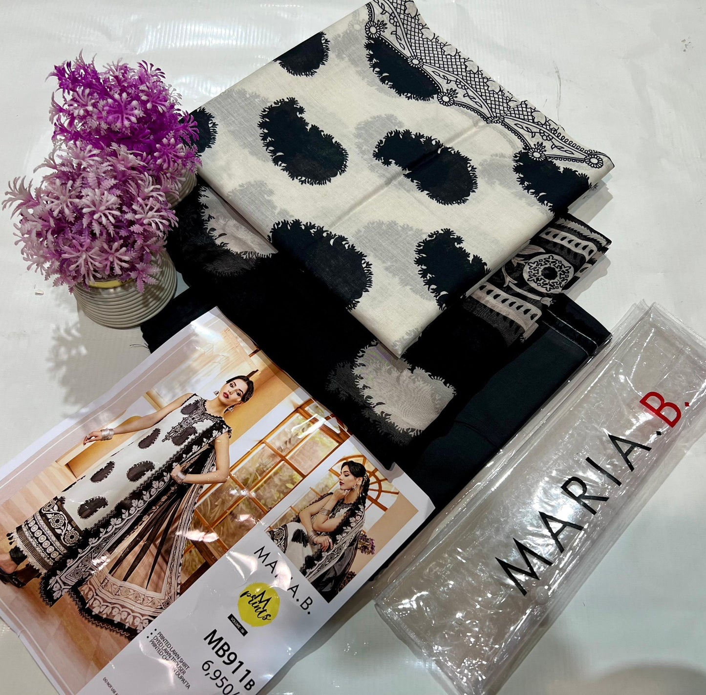 Maria B M prints lawn 3p