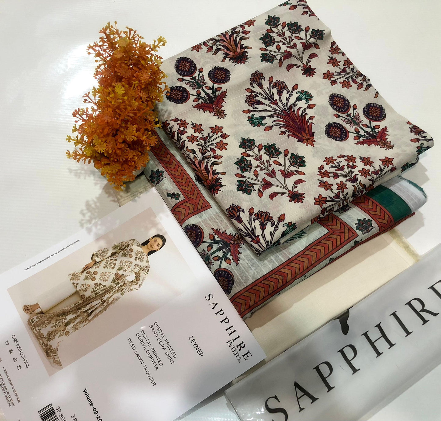 Sapphire lawn print 3p