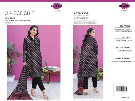 Khaadi Khaddar 3pc