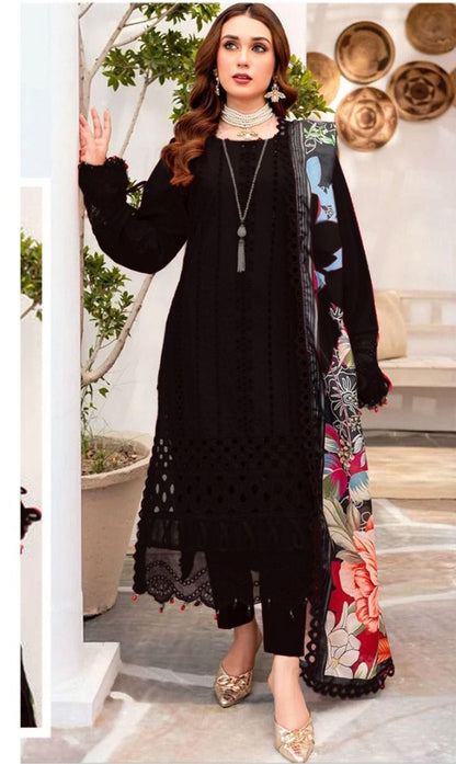 Sapphire Dhanak embroided collection 3pc