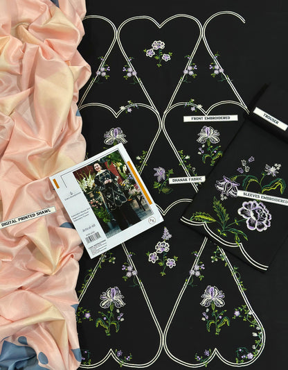 ZARA Shahjahan DHANAK 3PC Embroidered