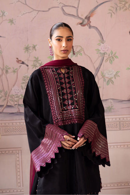 Vanya Dhanak Dhank 3-Piece Unstitched Suit – Heavy Embroidery & Sequins