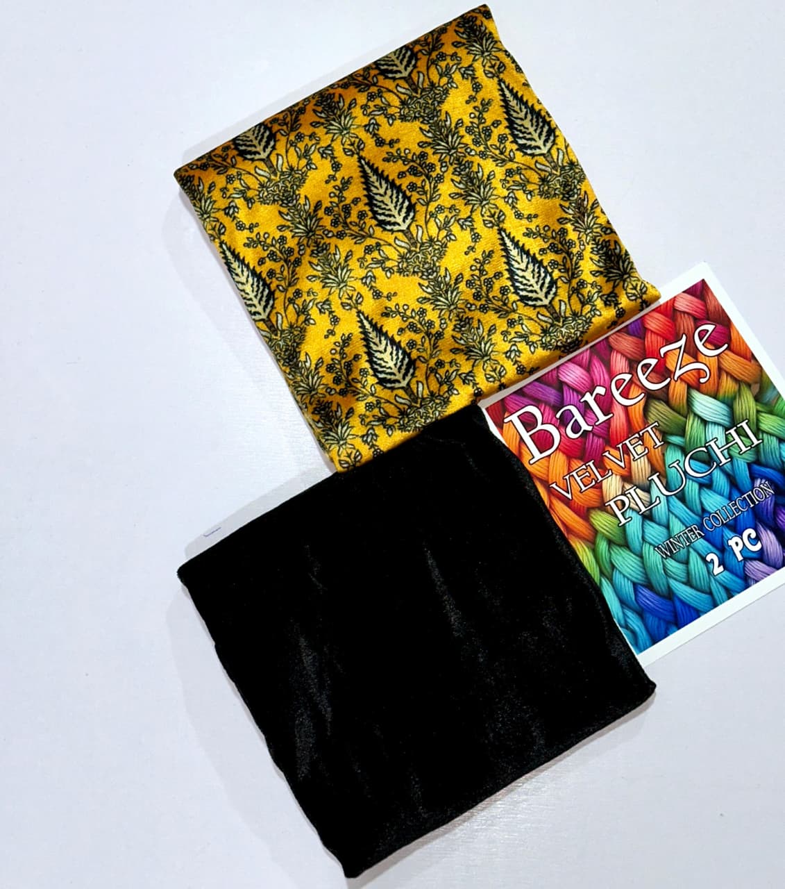 BAREEZA Winter VELVET PLUCHI Collection 2025 2pc