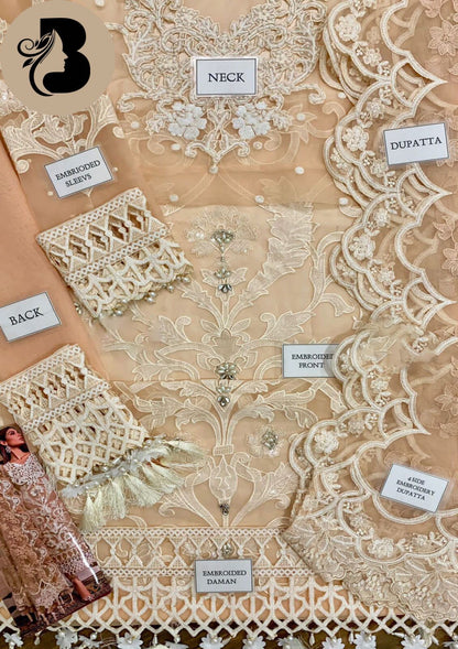 MARIA B FANCY HERITAGE EDITION COLLECTION organze fully heavy embroidered