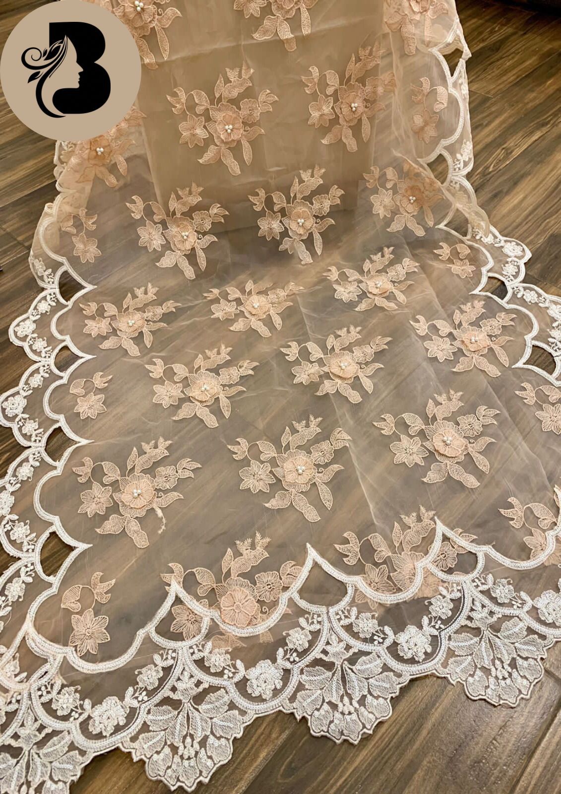 MARIA B FANCY HERITAGE EDITION COLLECTION organze fully heavy embroidered