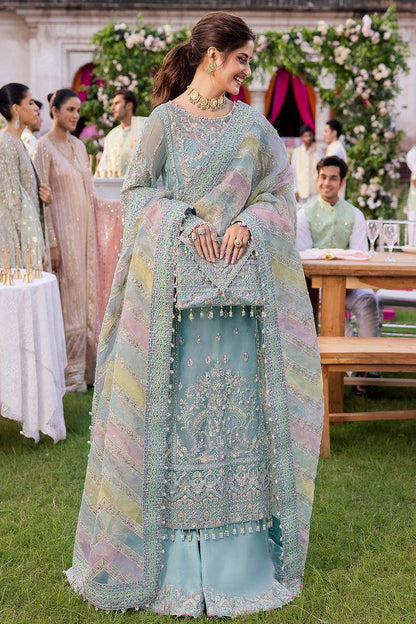KANWAL MALIK Fancy ORGANZA &  SATIN SILK Embroided
