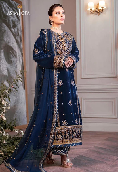 Asim Jofa Most demanding velvet  MAKHMAL COLLECTION