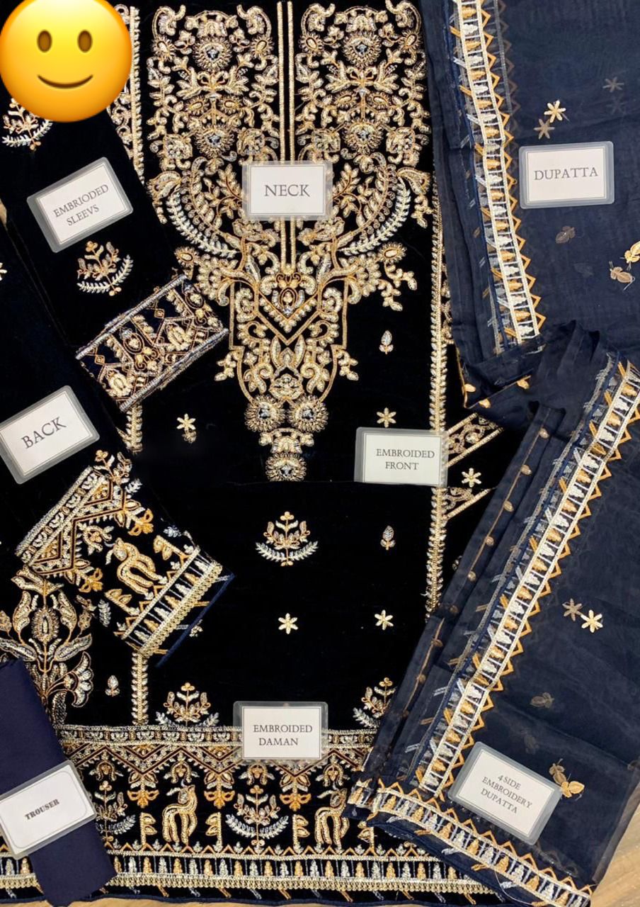 Asim Jofa Most demanding velvet  MAKHMAL COLLECTION