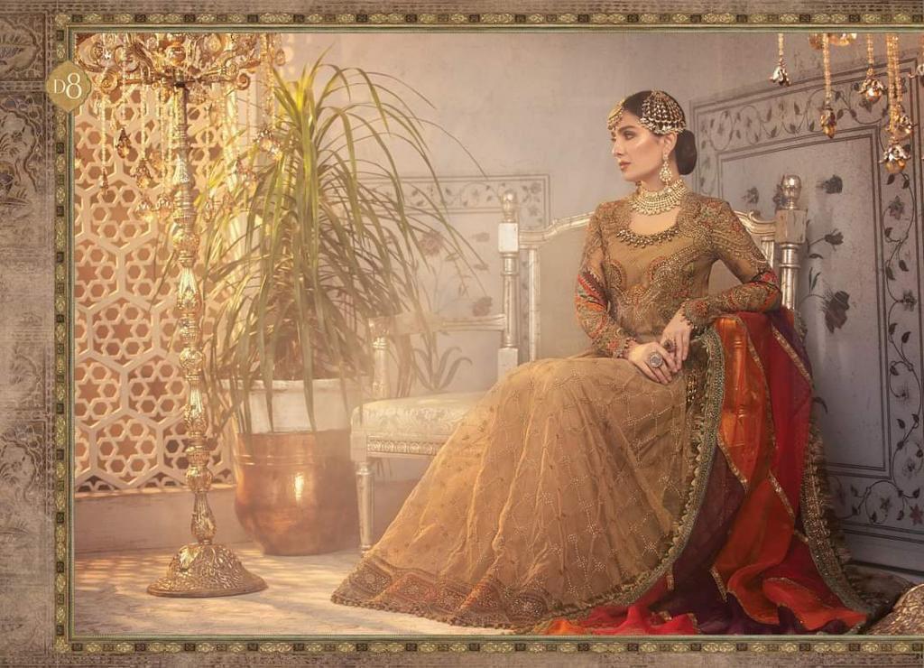 MARIA B Wedding edition Organza Embroided & Hand work