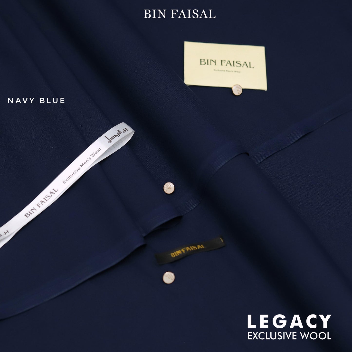 Bin Faisal Legacy blending Merino wool premium fabric