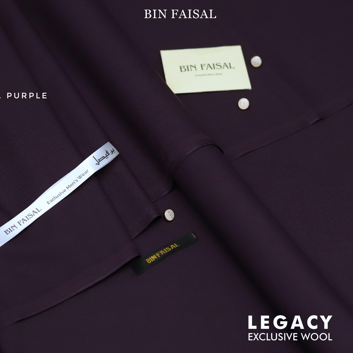 Bin Faisal Legacy blending Merino wool premium fabric