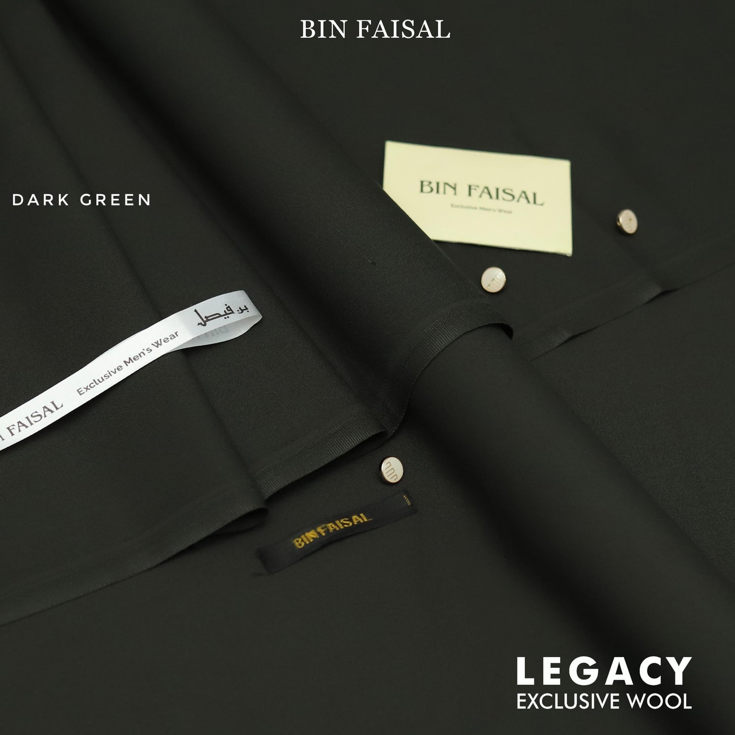 Bin Faisal Legacy blending Merino wool premium fabric