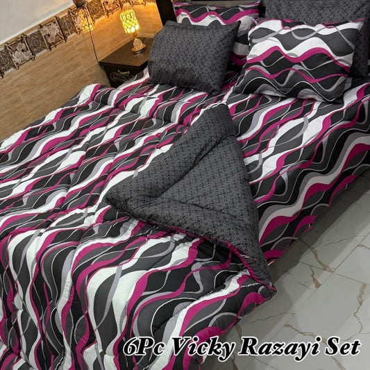 6PC Vicky Razayi  Mix Cotton Set 2025