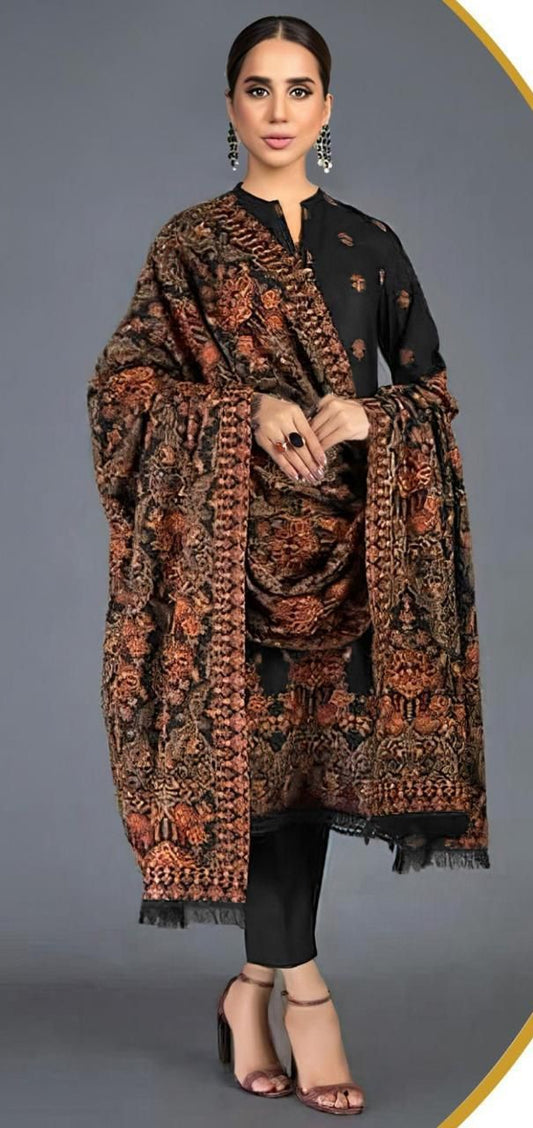 BAREEZE PREMIUM HEAVY EMBROIDERED DHANAK