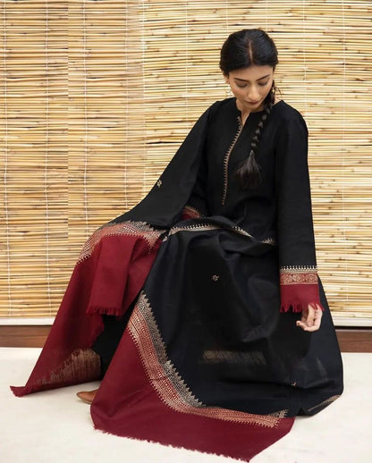 DYOT DHANAK 3PC Embroidered