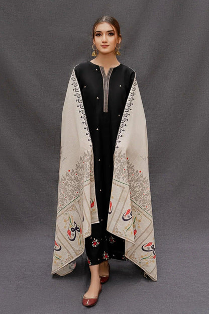 URGE DHANAK 3PC Embroidered